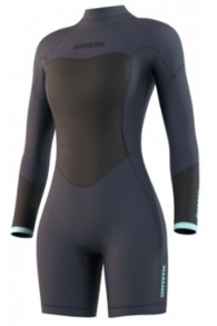 Mystic - Brand Longarm Shorty 3/2 Backzip 2023 Combinaison Néoprène Femmes