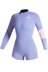 Mystic - Lunar Longarm Shorty 2/2 Backzip Combinaison Néoprène Femme