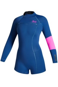 Mystic - Lunar Longarm Shorty 2/2 Backzip Combinaison Néoprène Femme