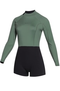 Lunar Longarm Shorty 2/2 Backzip 2023 Combinaison Néoprène Femmes