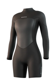 Mystic - Brand Longarm Shorty 3/2 Backzip 2025 Combinaison Néoprène Femmes