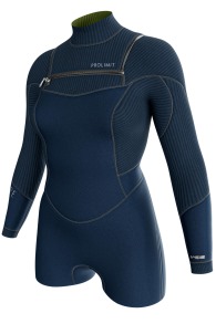 Prolimit - Flare Sunset 3/2 Longarm Shorty Double Frontzip 2025 Combinaison Néoprène Femmes