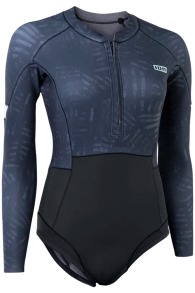 ION - Amaze Hot Shorty 1.5 Manches Longues Frontzip 2025 Combinaison Néoprène Femmes