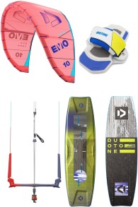 Duotone Kiteboarding - Evo 2025 + Select Concept Blue 2025 Pack de Kitesurf