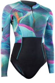 ION-Amaze Hot Shorty 1.5 Manches Longues Frontzip 2025 Combinaison Néoprène Femmes
