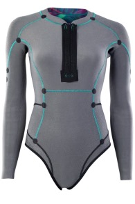 ION-Amaze Hot Shorty 1.5 Manches Longues Frontzip 2025 Combinaison Néoprène Femmes