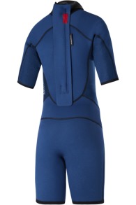 Mystic-Star 3/2 Kids Shorty Backzip Combinaison Néoprène