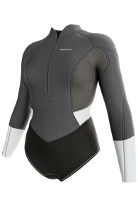 Prolimit-Fire Sunset 3/2 Longarm Shorty Frontzip 2025 Combinaison Néoprène Femmes