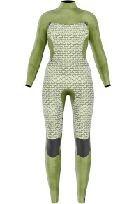 Prolimit-Flare 4/3 Double Frontzip 2025 Combinaison Néoprène Femmes