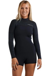 Roxy-Swell Natural 2.0 LS Shorty Combinaison Néoprène Femme