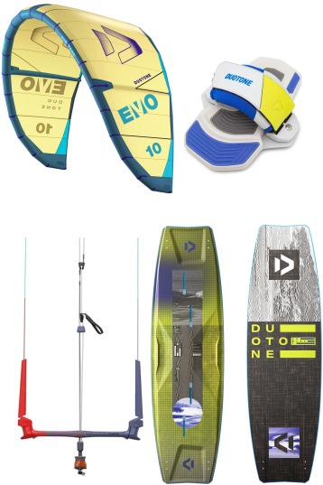 Duotone Kiteboarding-Evo 2025 + Select Concept Blue 2025 Pack de Kitesurf