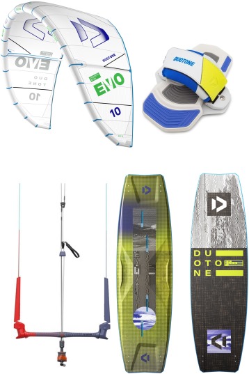 Duotone Kiteboarding-Evo 2025 + Select Concept Blue 2025 Pack de Kitesurf