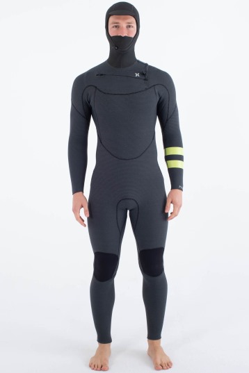 Hurley-Plus 5/3 Frontzip Cagoule Combinaison Néoprène