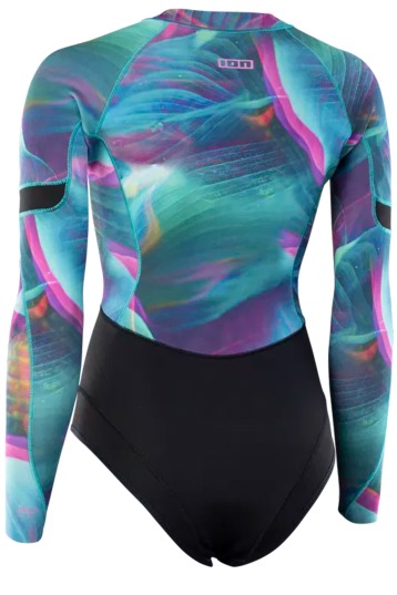 ION-Amaze Hot Shorty 1.5 Manches Longues Frontzip 2025 Combinaison Néoprène Femmes