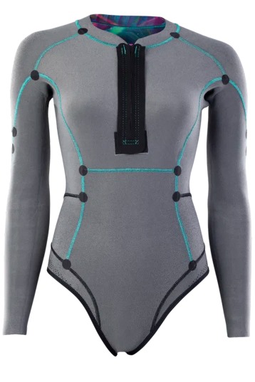ION-Amaze Hot Shorty 1.5 Manches Longues Frontzip 2025 Combinaison Néoprène Femmes