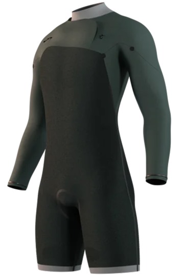 Mystic-Motion Longarm Shorty 3/2 Frontzip Combinaison Néoprène