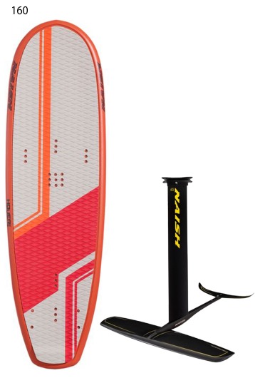 Naish-Hover + Jet Foil Mât Carbone Set de Foil