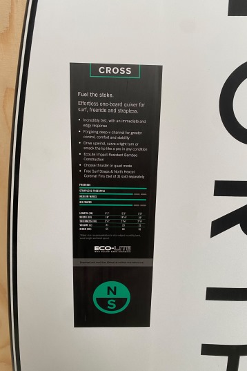 North-Cross 2025 Surfboard (DEMO)