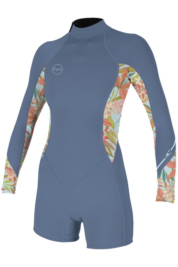 ONeill-Bahia 2/1 Backzip L/S Shorty Wetsuit