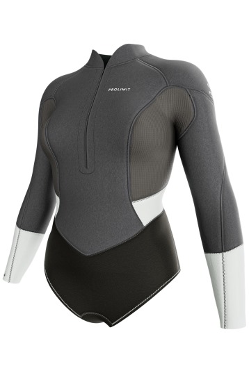 Prolimit-Fire Sunset 3/2 Longarm Shorty Frontzip 2025 Combinaison Néoprène Femmes