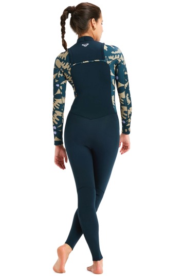 Roxy-Swell Natural 5/4 Frontzip Femme 2025 Combinaison Néoprène