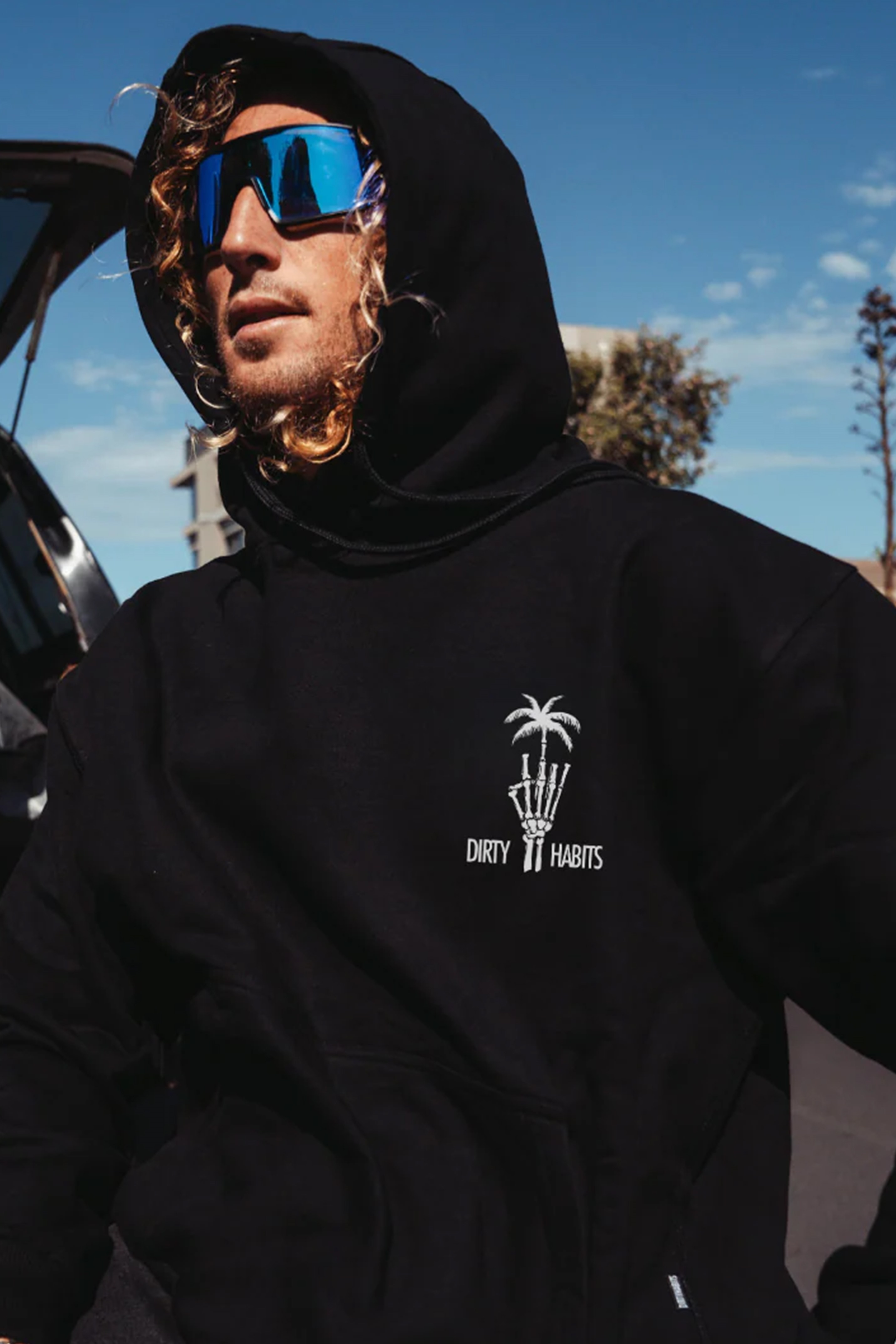 Dirty Habits-Sweat à capuche Paradise oversize
