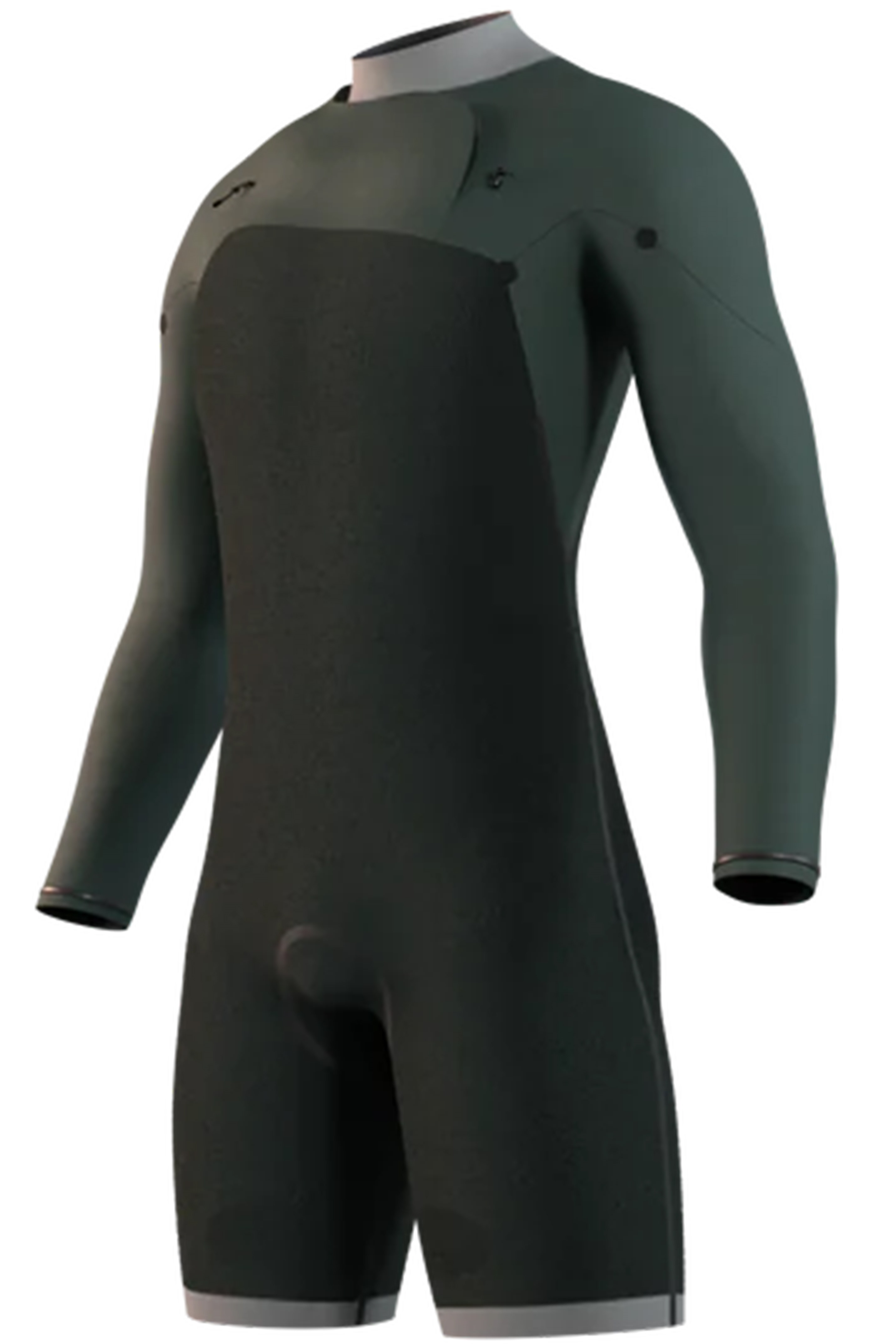 Mystic-Motion Longarm Shorty 3/2 Frontzip Combinaison Néoprène