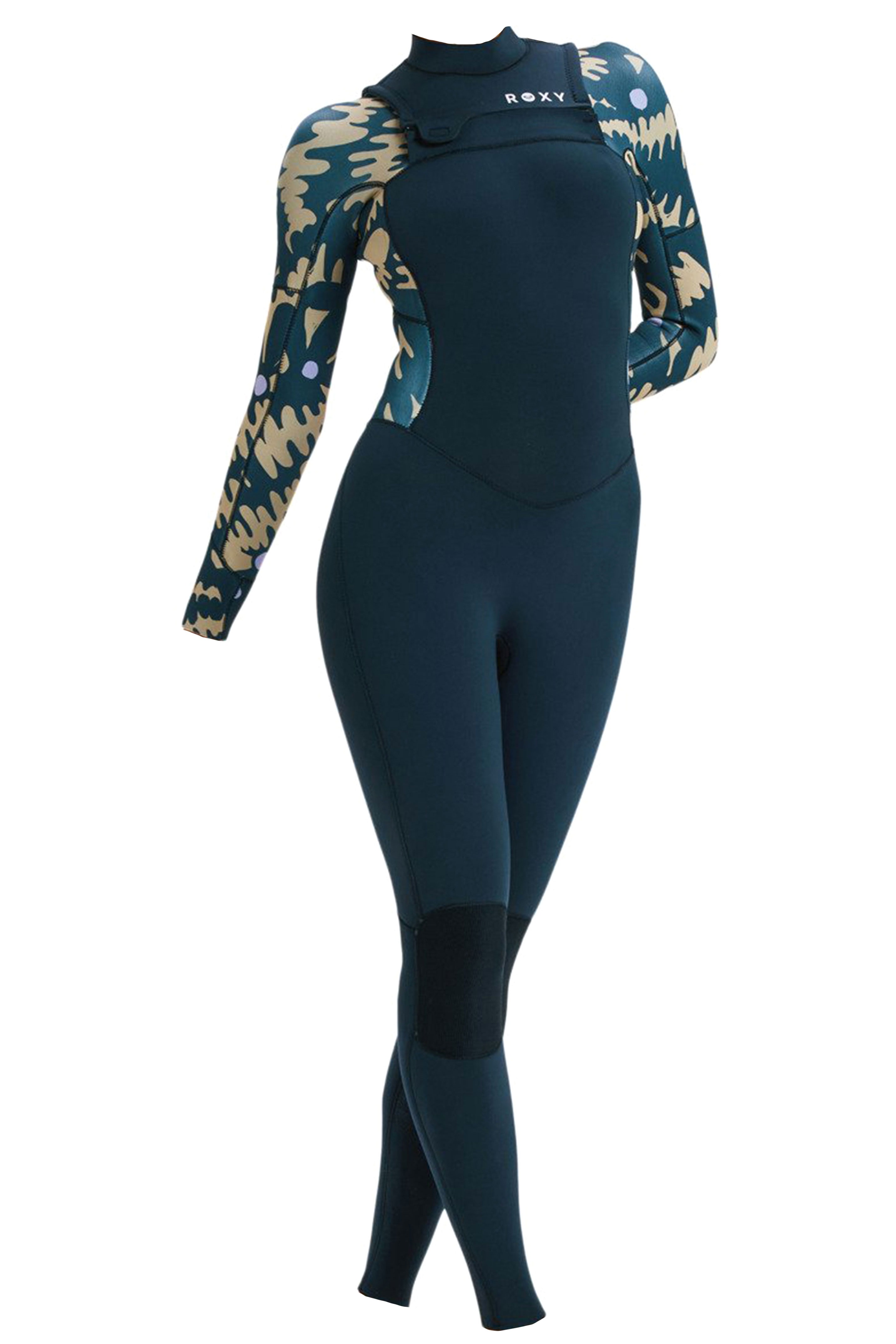 Roxy-Swell Natural 4/3 Frontzip Femme 2025 Combinaison Néoprène