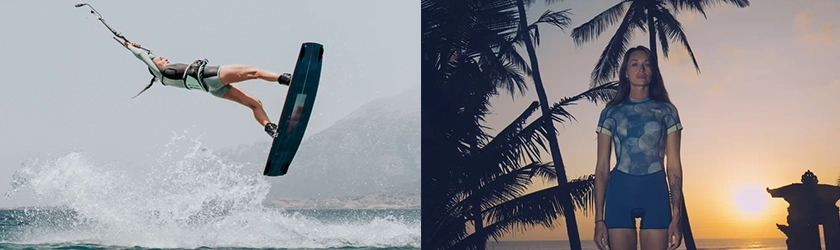 shorty néoprène femme kitesurf été spot chaud
