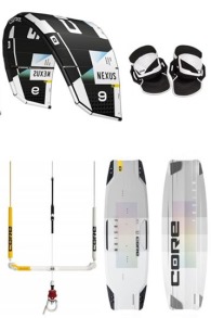 Core Kiteboarding - Nexus 3 + Fusion 5 Pack de Kitesurf